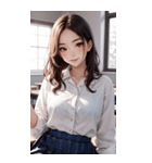 清純な少女写真（個別スタンプ：25）