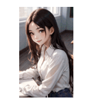 清純な少女写真（個別スタンプ：26）