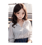 清純な少女写真（個別スタンプ：27）