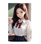 清純な少女写真（個別スタンプ：28）