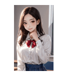 清純な少女写真（個別スタンプ：30）
