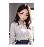 清純な少女写真（個別スタンプ：34）