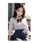 清純な少女写真（個別スタンプ：36）
