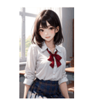 清純な少女写真（個別スタンプ：40）
