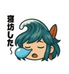 サーファー夏波(サーフィン)………（個別スタンプ：6）