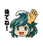 サーファー夏波(サーフィン)………（個別スタンプ：16）