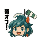 サーファー夏波(サーフィン)………（個別スタンプ：36）