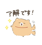 豆ポメ 日常スタンプ（個別スタンプ：8）