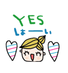 nenerin日常会話スタンプ日本語英語3気遣い（個別スタンプ：6）