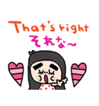 nenerin日常会話スタンプ日本語英語3気遣い（個別スタンプ：21）