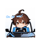 プチ男子の感情100%の日常！英語ver.（個別スタンプ：5）