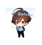 プチ男子の感情100%の日常！英語ver.（個別スタンプ：8）