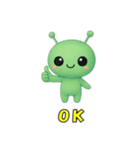 かわいい宇宙人だよ えへ！（個別スタンプ：2）
