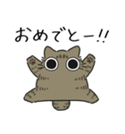 ねこぽっくるキジトラ【友達】（個別スタンプ：21）