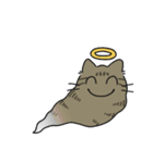 ねこぽっくるキジトラ【友達】（個別スタンプ：32）
