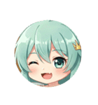 プレミアムウインクみなみちゃんスタンプ（個別スタンプ：1）