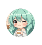 プレミアムウインクみなみちゃんスタンプ（個別スタンプ：3）