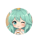 プレミアムウインクみなみちゃんスタンプ（個別スタンプ：4）