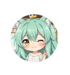 プレミアムウインクみなみちゃんスタンプ（個別スタンプ：5）