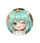 プレミアムウインクみなみちゃんスタンプ（個別スタンプ：8）