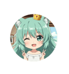 プレミアムウインクみなみちゃんスタンプ（個別スタンプ：12）