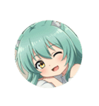 プレミアムウインクみなみちゃんスタンプ（個別スタンプ：16）
