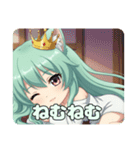 新アイコンウインクみなみちゃんスタンプ（個別スタンプ：7）