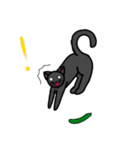 ゆるーい黒猫ちゃん（個別スタンプ：6）