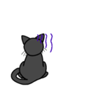 ゆるーい黒猫ちゃん（個別スタンプ：14）