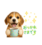 かわいいビーグルの犬スタンプ2（個別スタンプ：12）