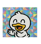 キラキラシール風アヒル@SFW（個別スタンプ：4）