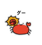 鳩とかにのスタンプ（個別スタンプ：4）