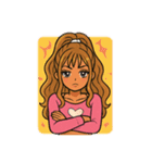 ギャルっぽい 女の子（個別スタンプ：8）