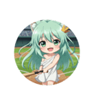プレミアム野球みなみちゃんスタンプ（個別スタンプ：22）