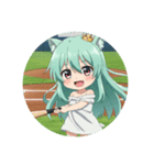 プレミアム野球みなみちゃんスタンプ（個別スタンプ：27）
