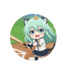 プレミアム野球みなみちゃんスタンプ（個別スタンプ：30）