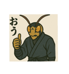 昆虫擬人化1 江戸時代風（個別スタンプ：5）