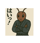 昆虫擬人化1 江戸時代風（個別スタンプ：10）