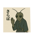 昆虫擬人化1 江戸時代風（個別スタンプ：28）