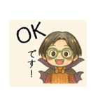 秋のクレヨンお母さんの日常会話（個別スタンプ：8）