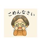 秋のクレヨンお母さんの日常会話（個別スタンプ：15）