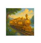 鉄道と森の動物たち（個別スタンプ：2）
