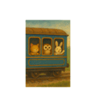 鉄道と森の動物たち（個別スタンプ：8）