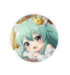 精霊みなみちゃんの日常プレミアム（個別スタンプ：6）