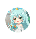精霊みなみちゃんの日常プレミアム（個別スタンプ：8）