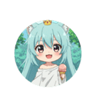 精霊みなみちゃんの日常プレミアム（個別スタンプ：10）
