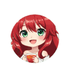 精霊みなみちゃんの日常プレミアム（個別スタンプ：14）