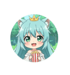 精霊みなみちゃんの日常プレミアム（個別スタンプ：32）