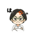 夏の暑い中で日常会話を楽しむお母さん（個別スタンプ：15）