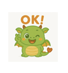 みどらくん（グリーンドラゴン）（個別スタンプ：8）